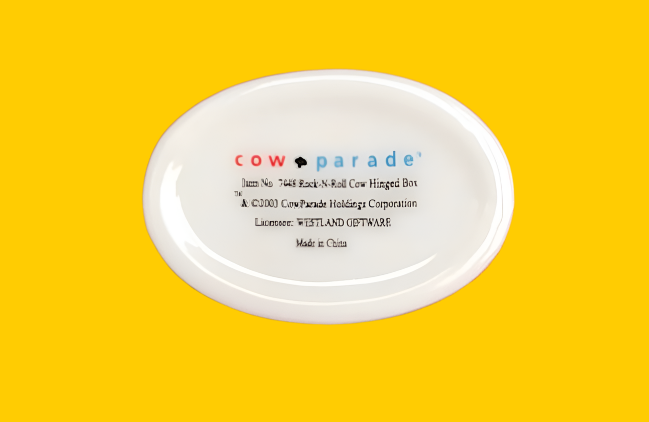 Cow parade trincket