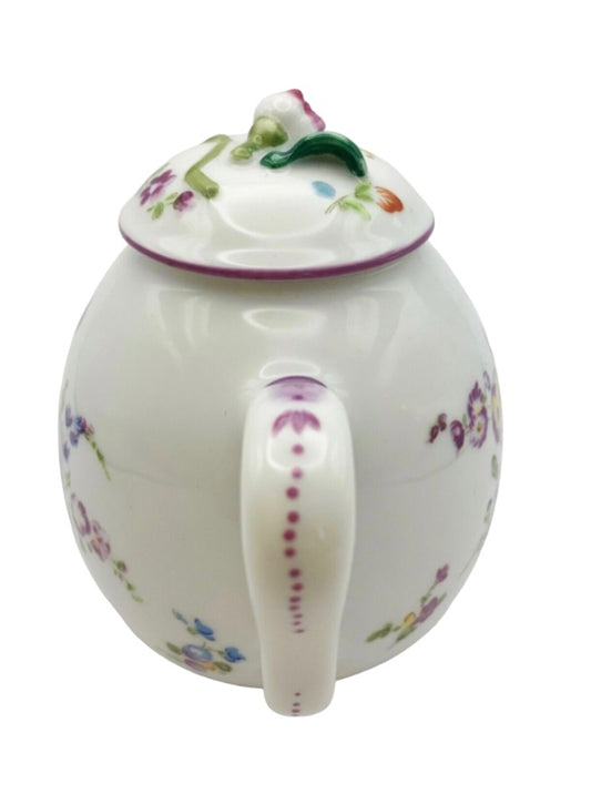 Small teapot Mennecy with certificate by Franklin Mint