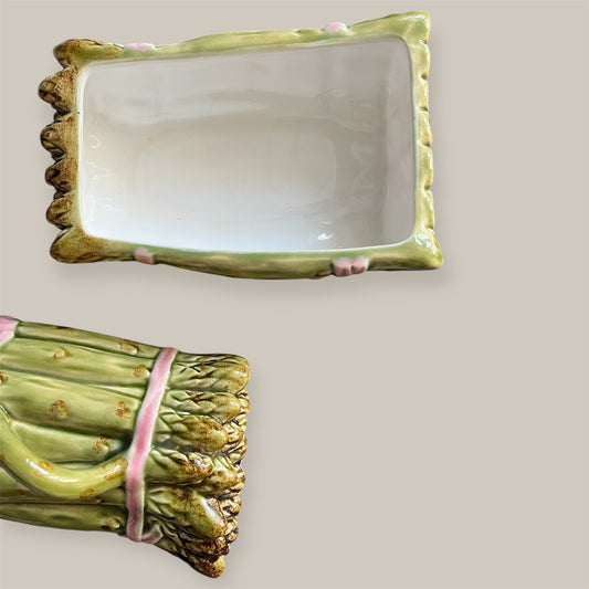 Bordalo Pinheiro vintage asparagus gravy tureen