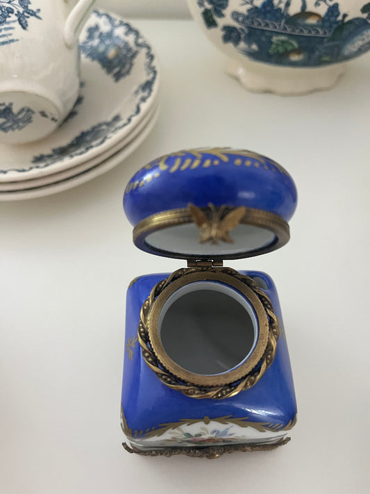 Limoges France antique ink pot