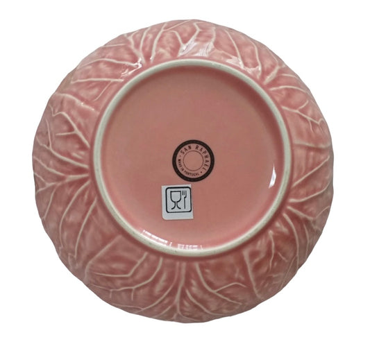 San Raphael by Bordallo Pinheiro pink cabbage bowl