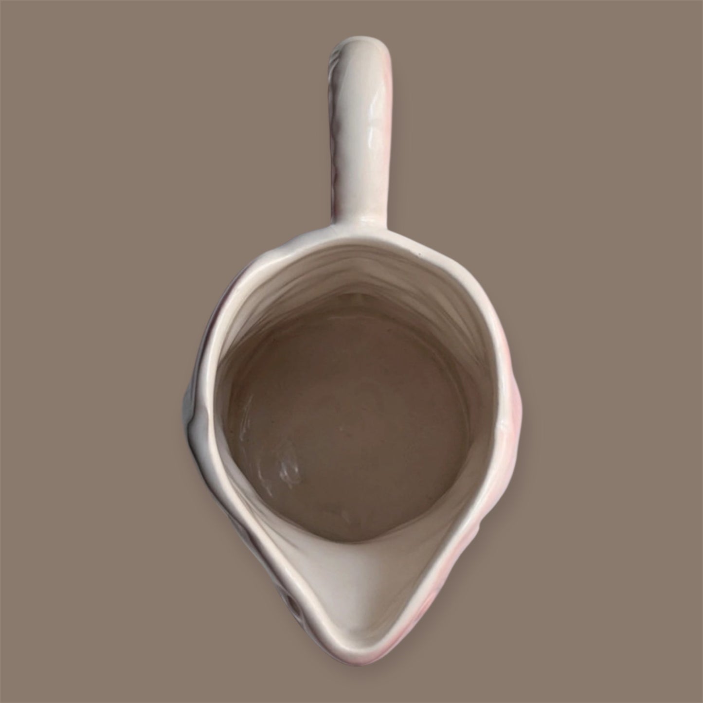 Poet Laval french majolica fish pitcher