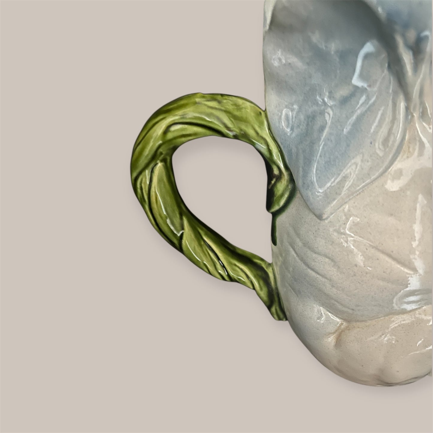 Antique Majolica elephant pitcher