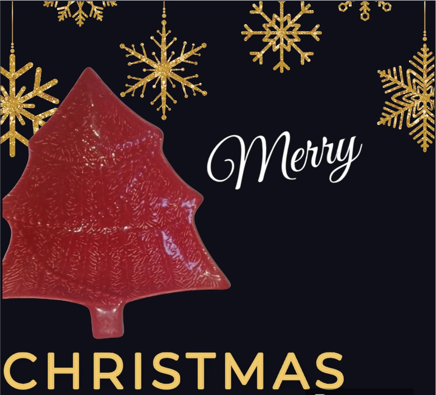 Medium Christmas tree serving dish Bordallo Pinheiro