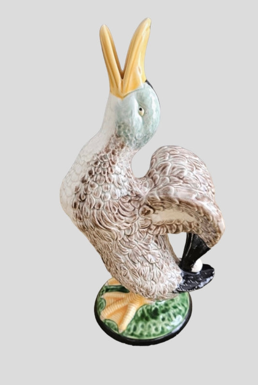 Duck Pitcher from Portugal by Bordallo Art