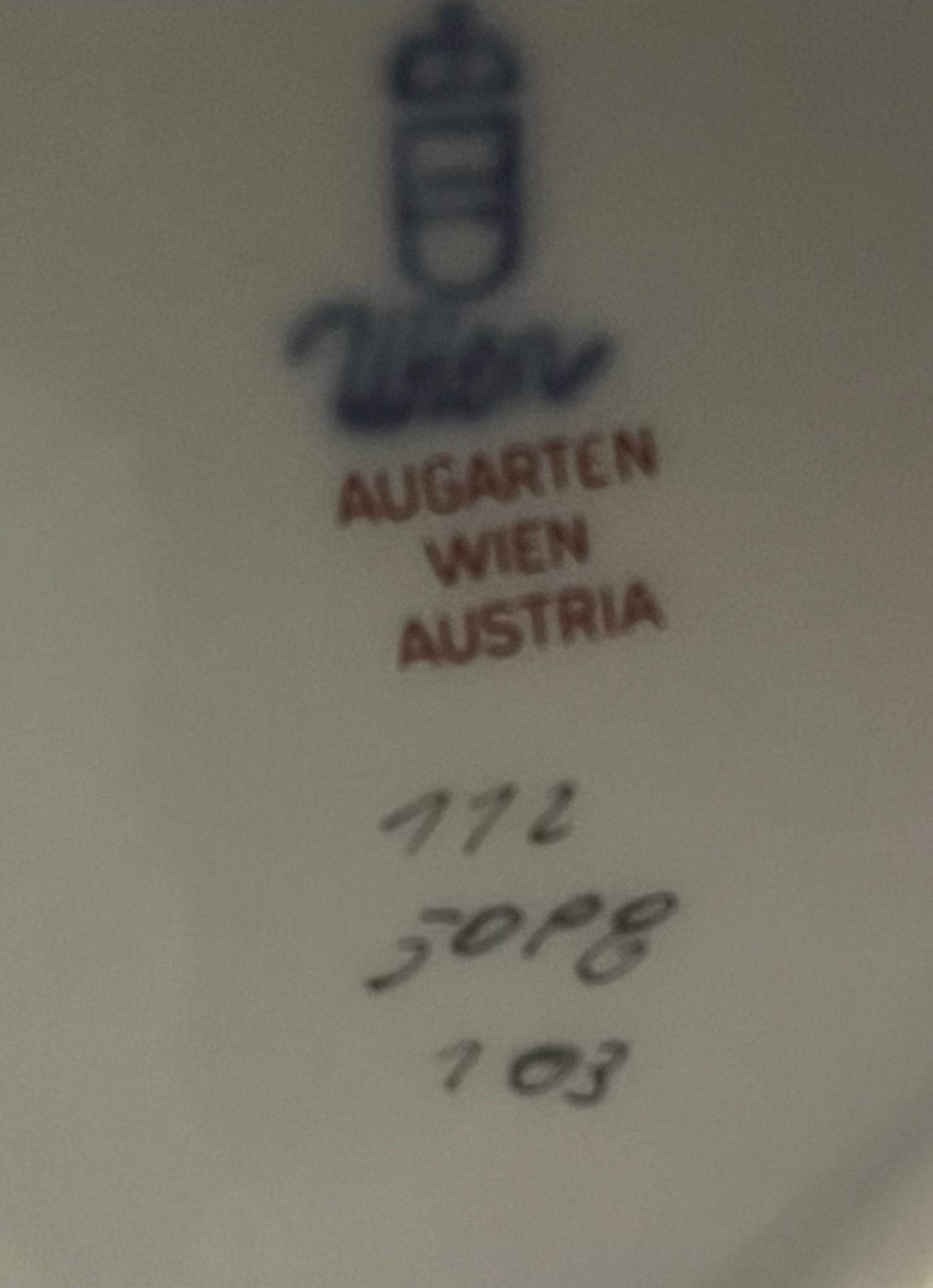 Augarten Wien Austria small trincket server