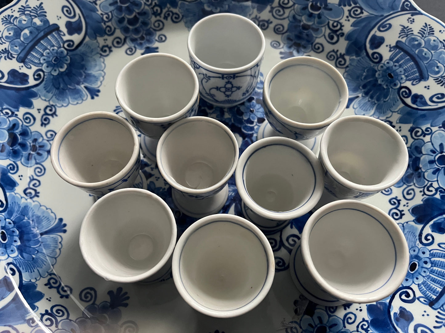 Danish decor antique eggcups
