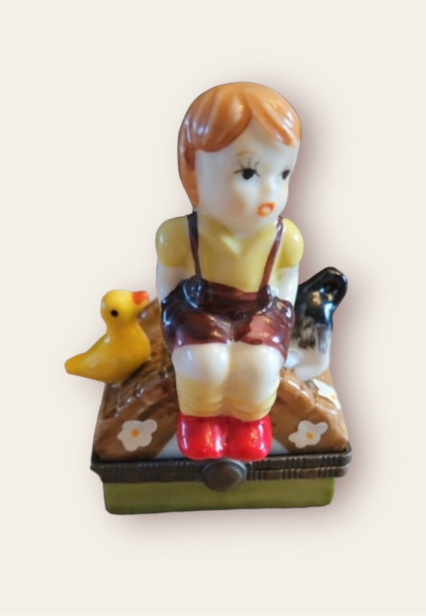 Vintage french porcelain trincketbox
