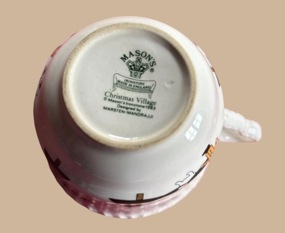 Mason’s Christmas Village made in England XL cup