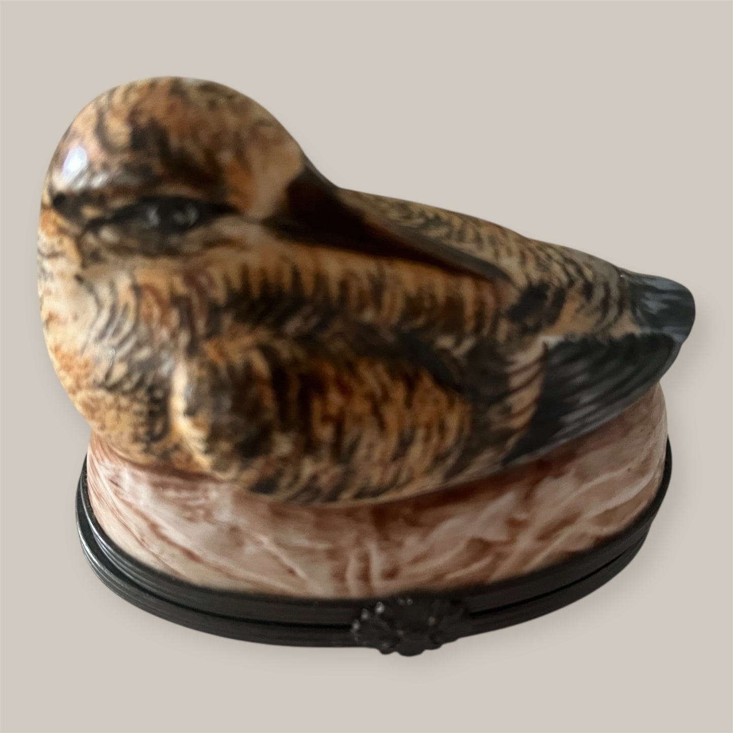 Lovely Limoges trincket box bird