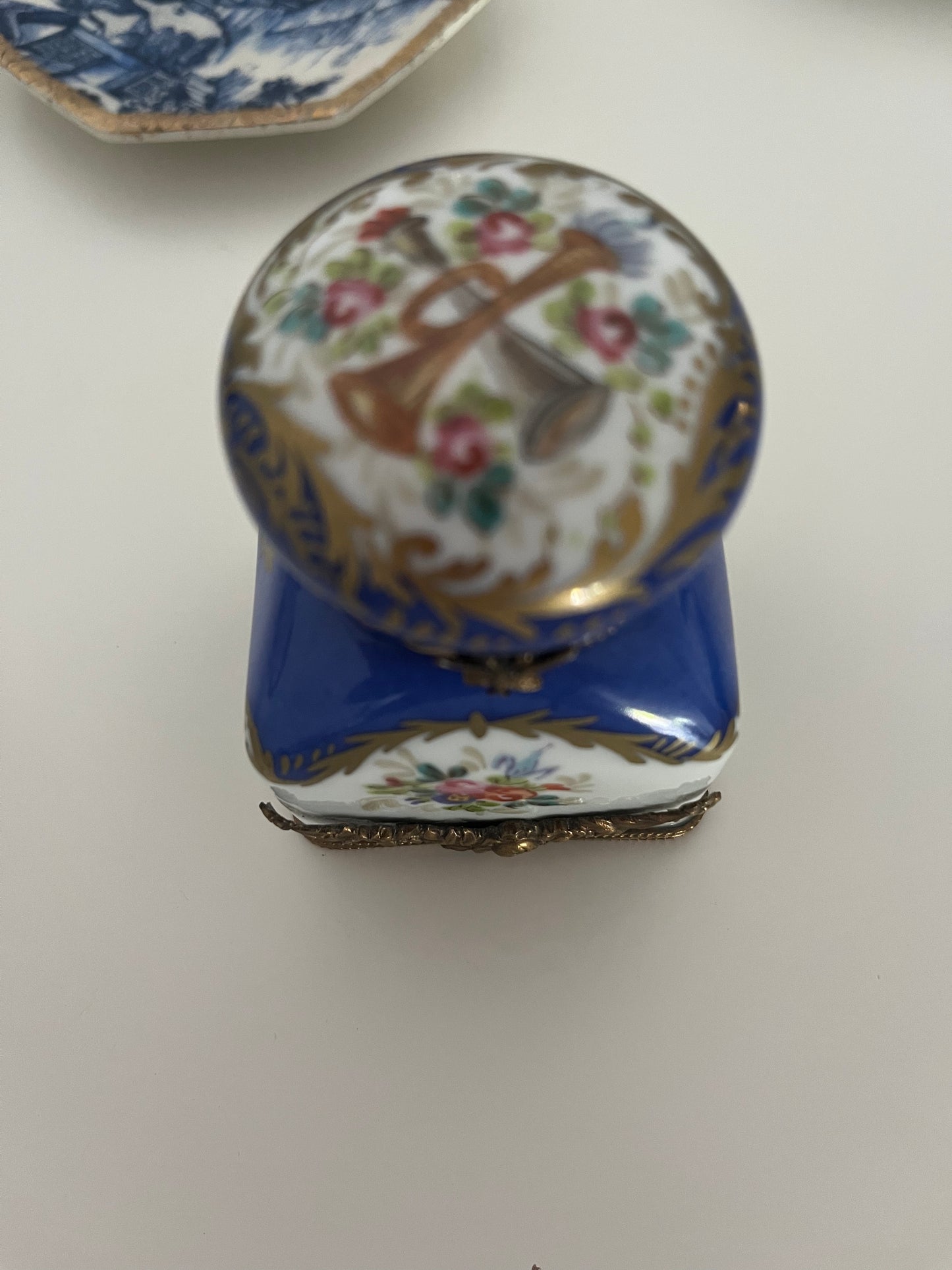 Limoges France antique ink pot