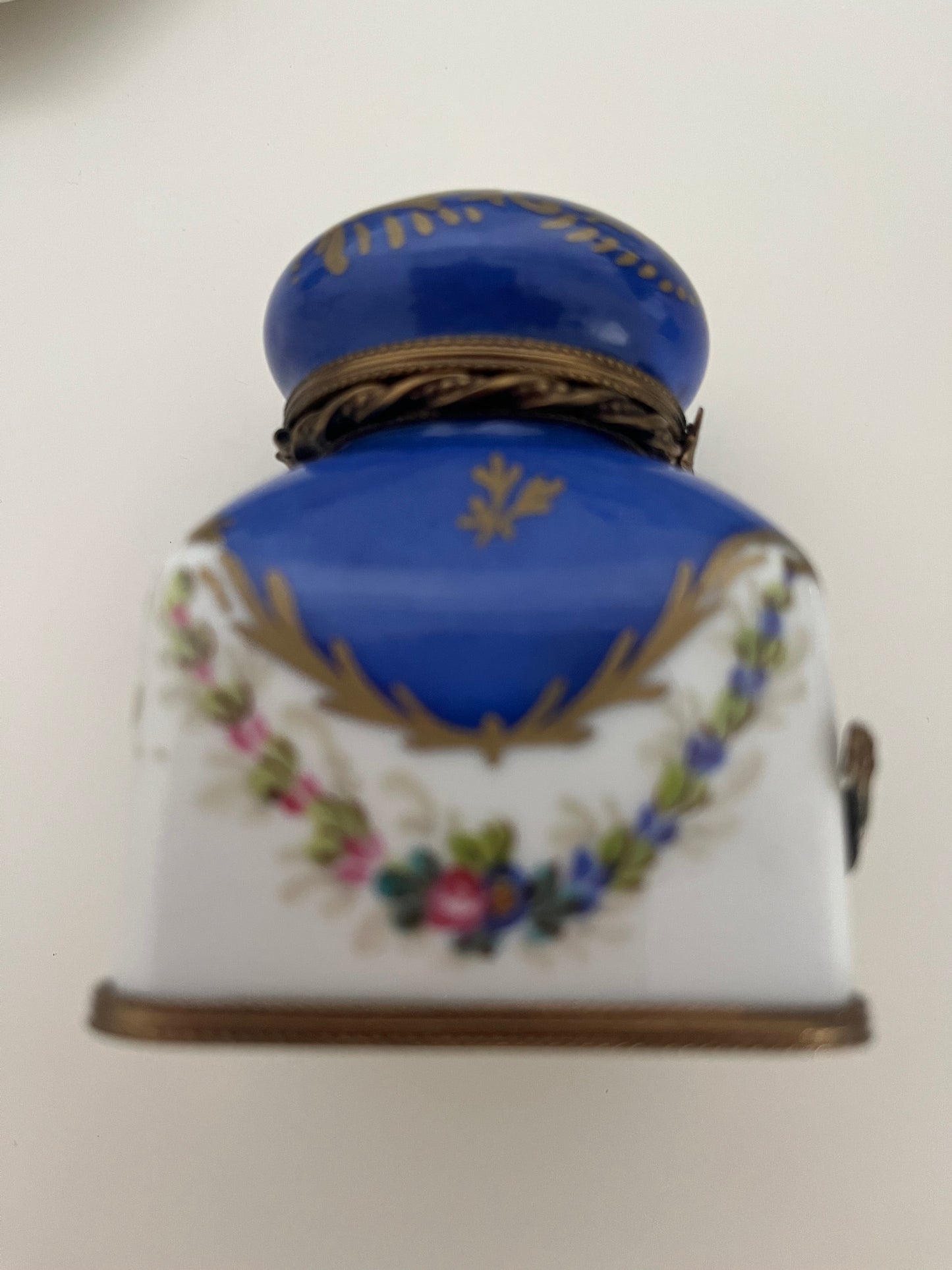 Limoges France antique ink pot
