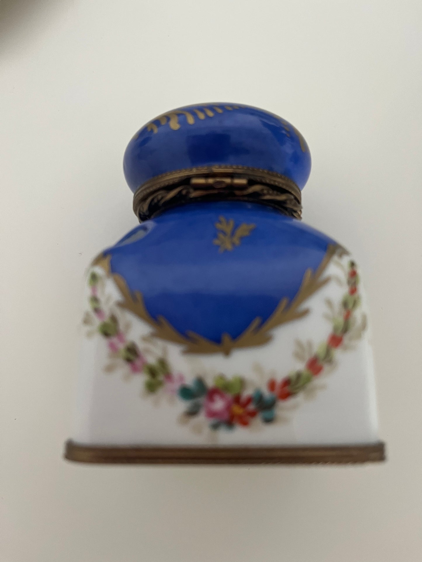 Limoges France antique ink pot