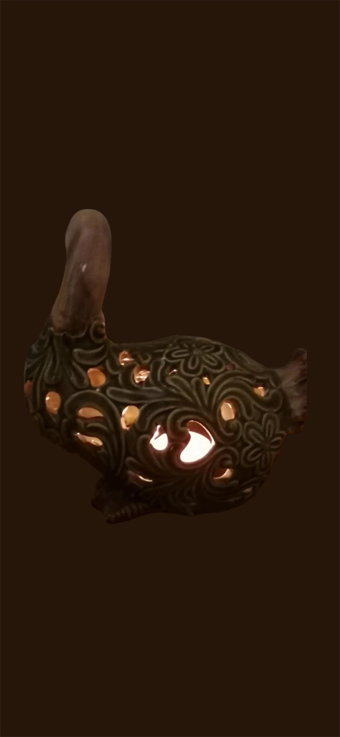 Art nouveau duck light 17 cm