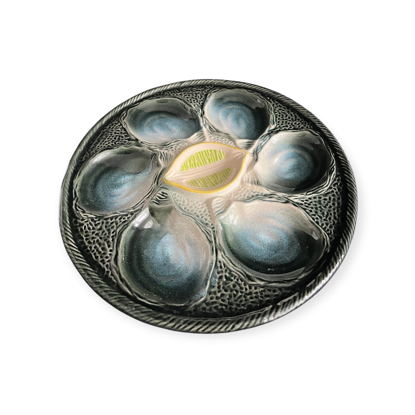 Saint Clement France oyster plate lemon π