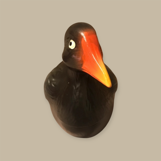 Michel Caugant Black duck tureen moorhen