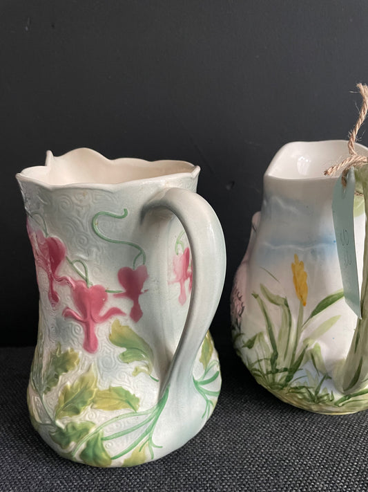 Antique majolica Pitcher St Clement France