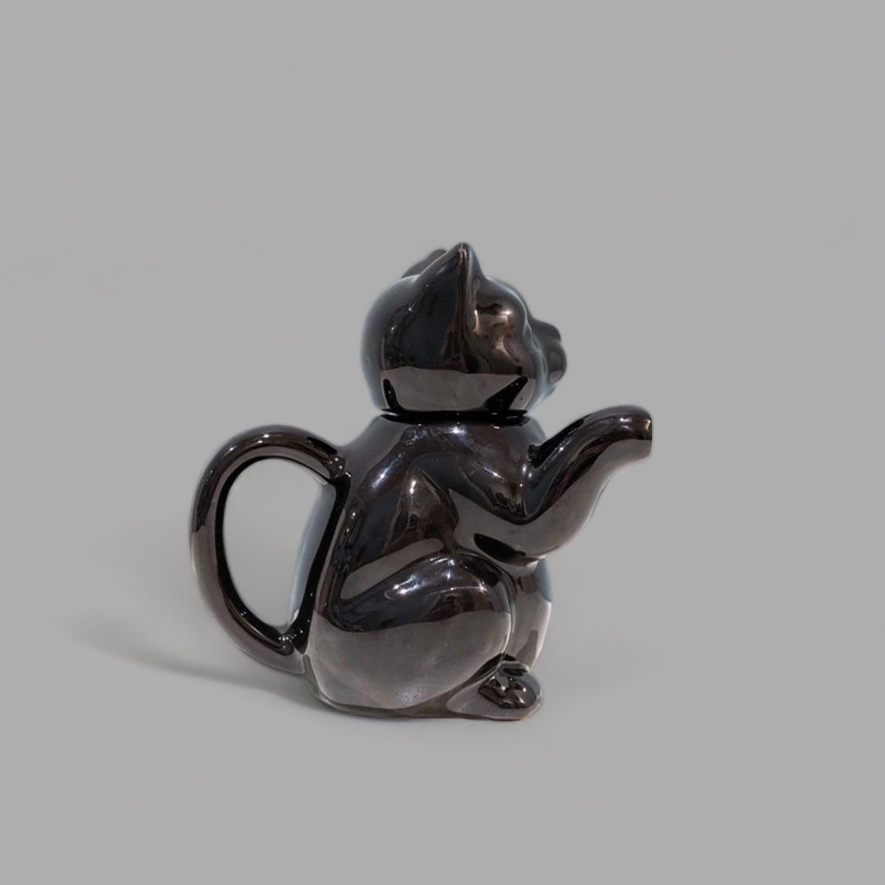 Tea for you, 1 cup vintage teapot black cat πββ¬
