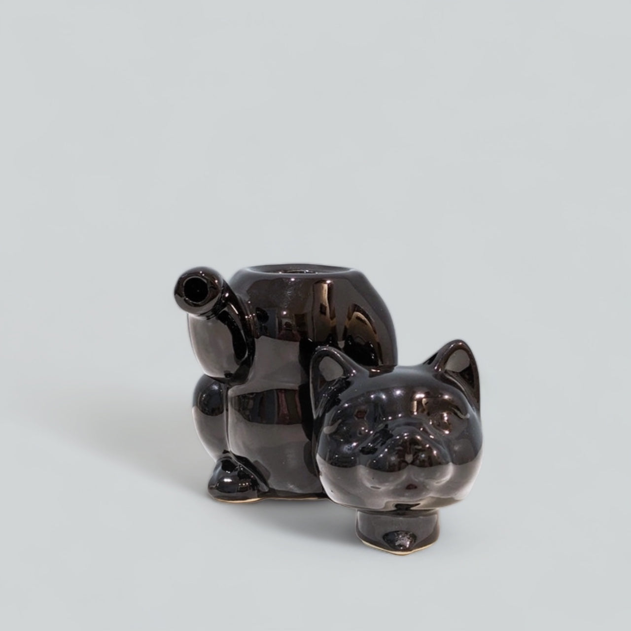 Tea for you, 1 cup vintage teapot black cat πββ¬