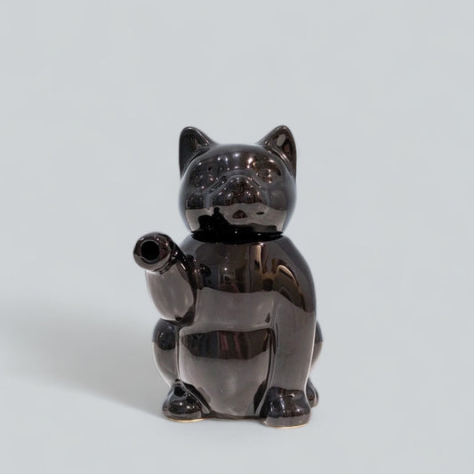 Tea for you, 1 cup vintage teapot black cat 🐈⬛