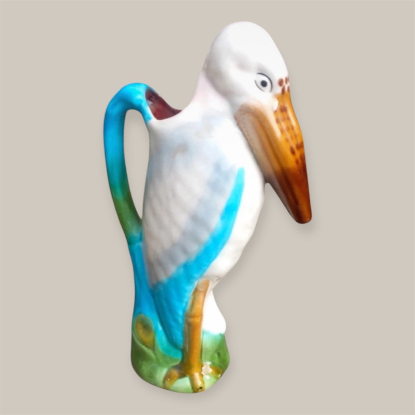 Rare antique bird pitcher