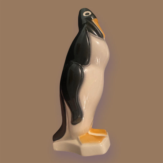 Saint Clement France very rare solifleur penguin vase 1920s