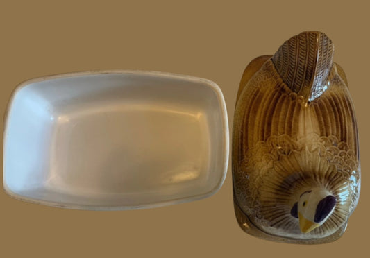 Large vintage french tureen chicken