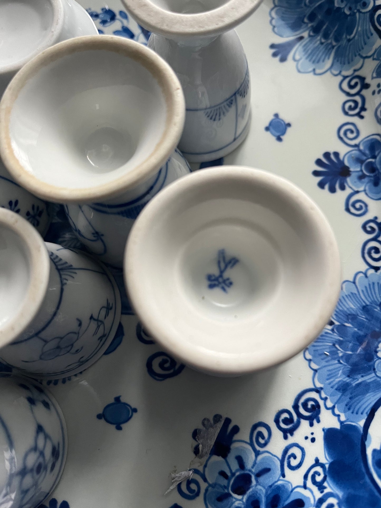 Danish decor antique eggcups