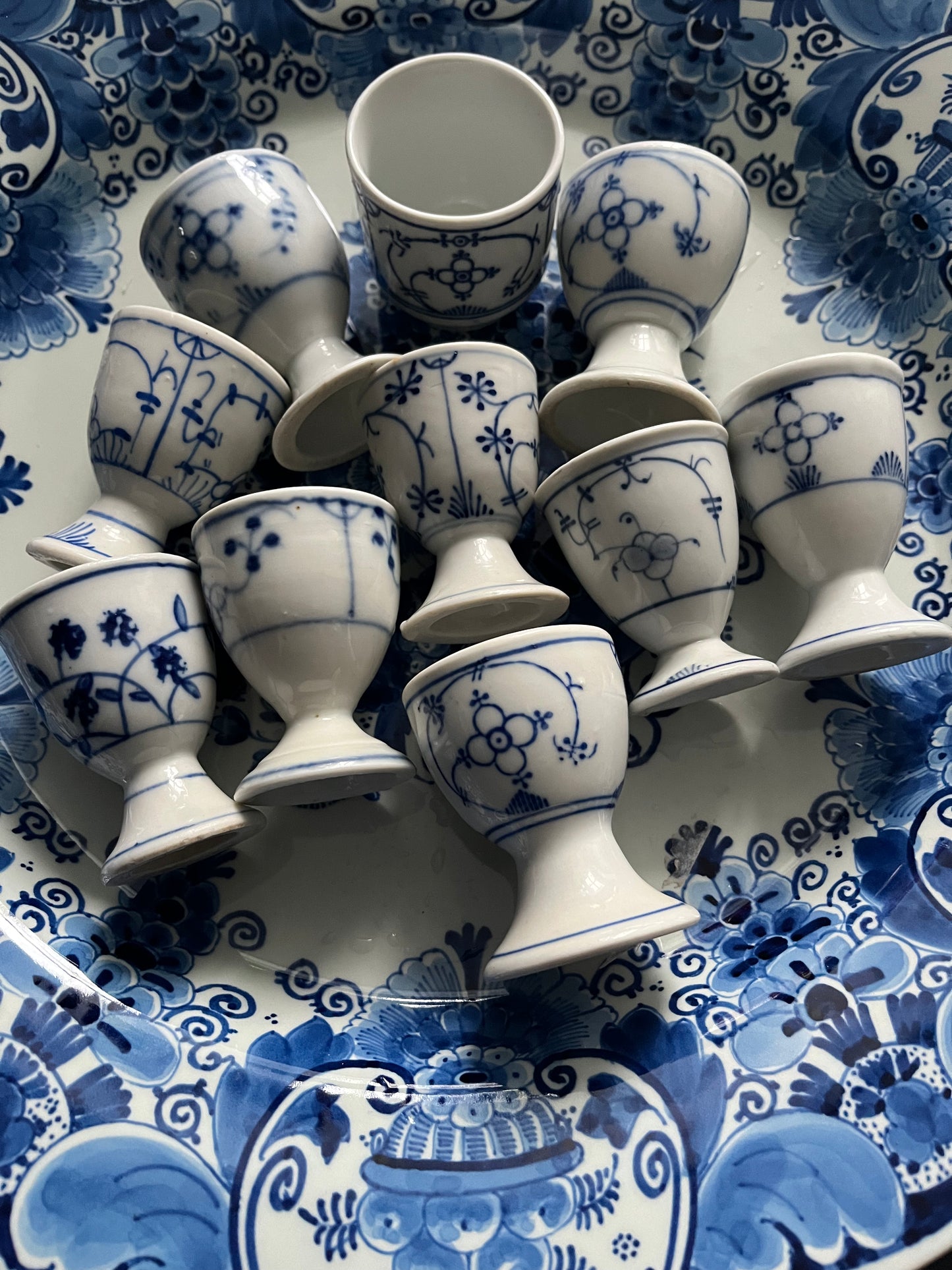 Danish decor antique eggcups