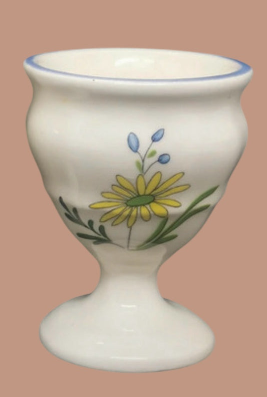 Gien egg cup Oiseaux de Paradis preloved