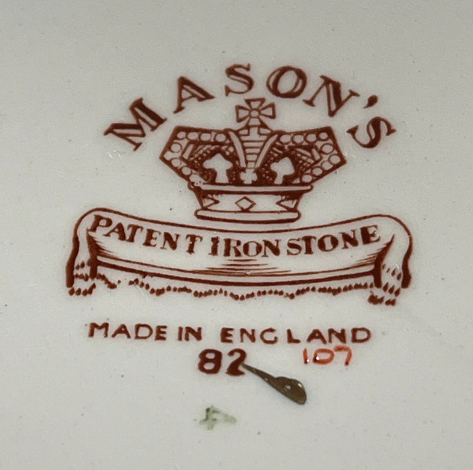 Mason’s patent ironstone made in England plate 20 cm