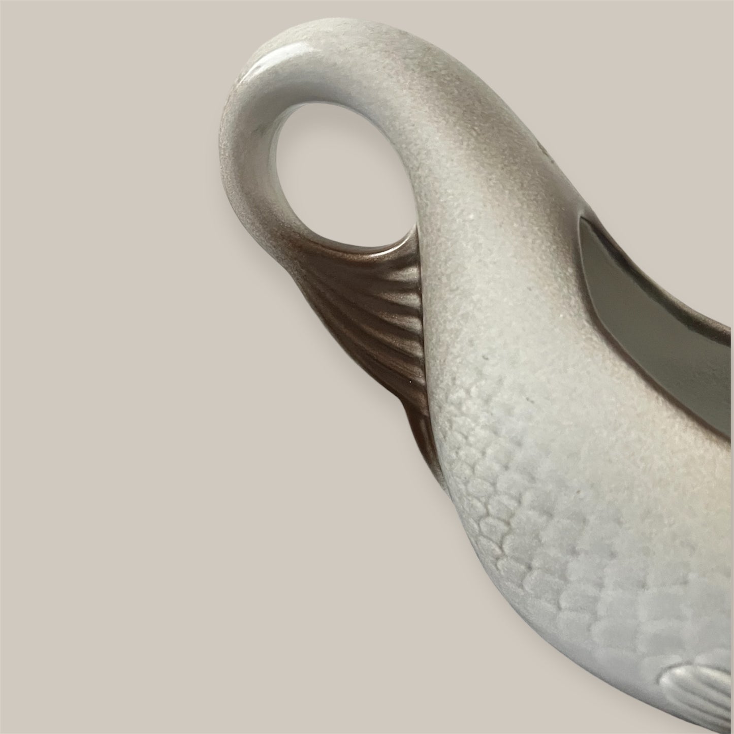 Ceramic gravy boat fish French vintage