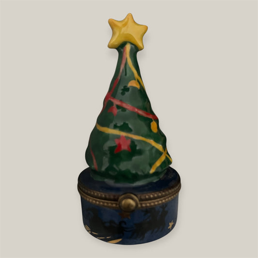 Lovely Limoges trincket box Christmas tree