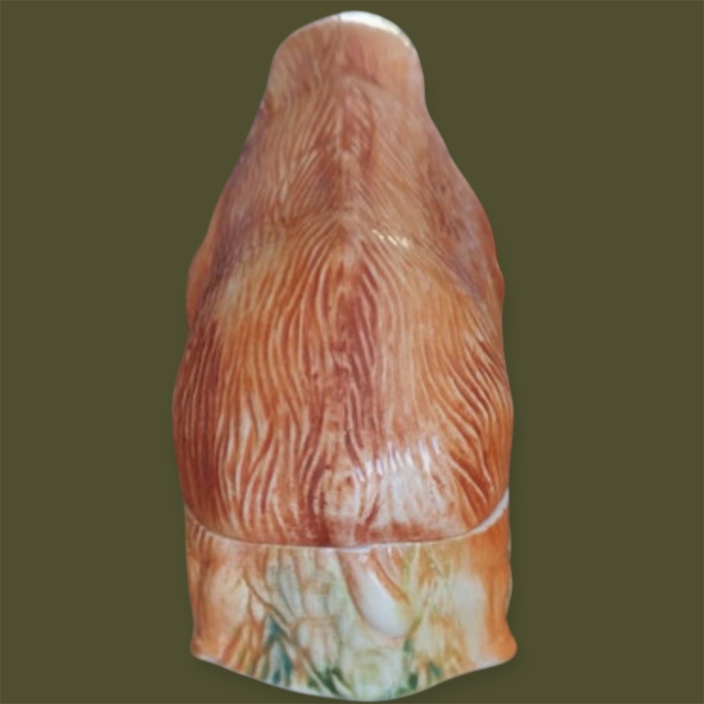 Small faience tureen Michel Caugant collectible - schade