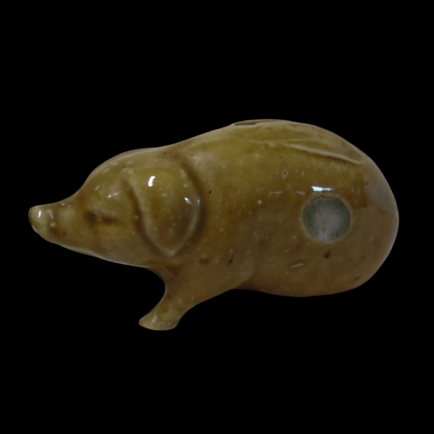 Antique french majolica piggybank