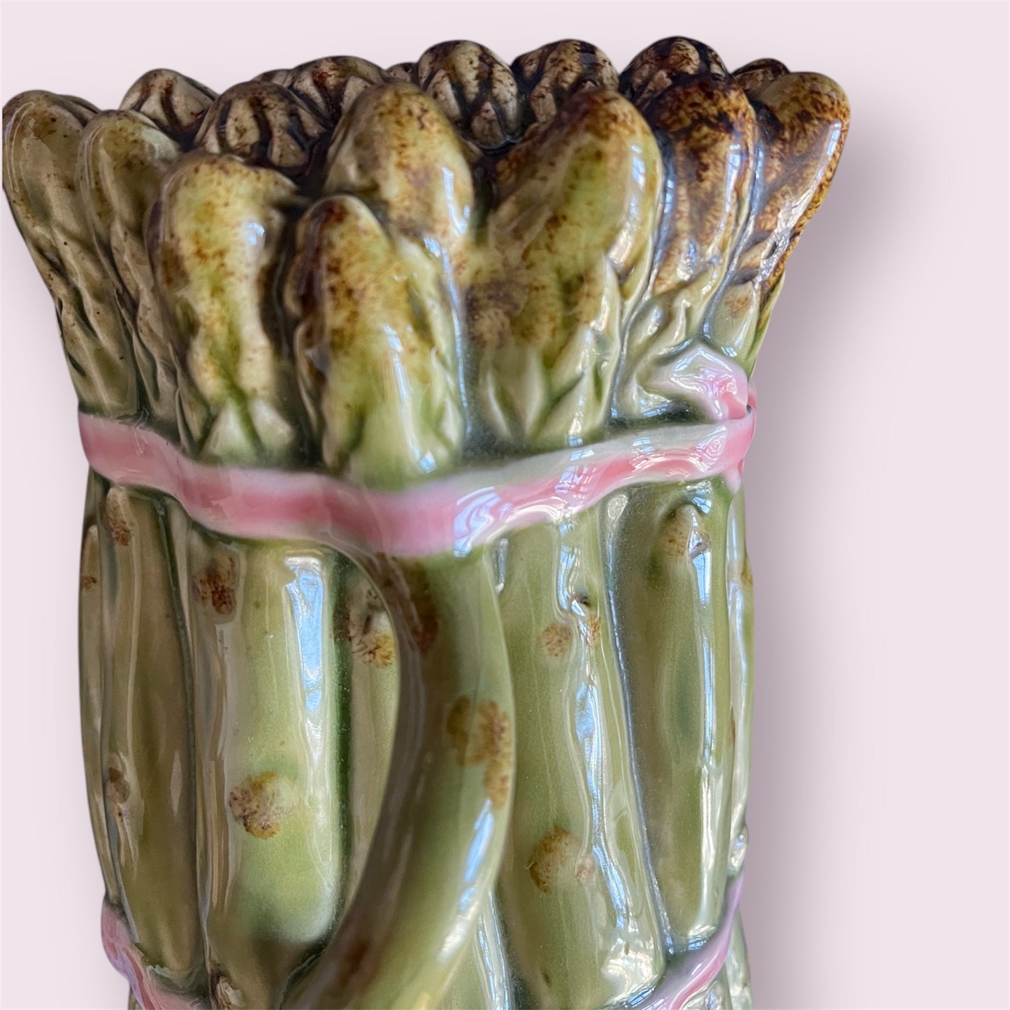 Bordalo Pinheiro vintage asparagus gravy tureen