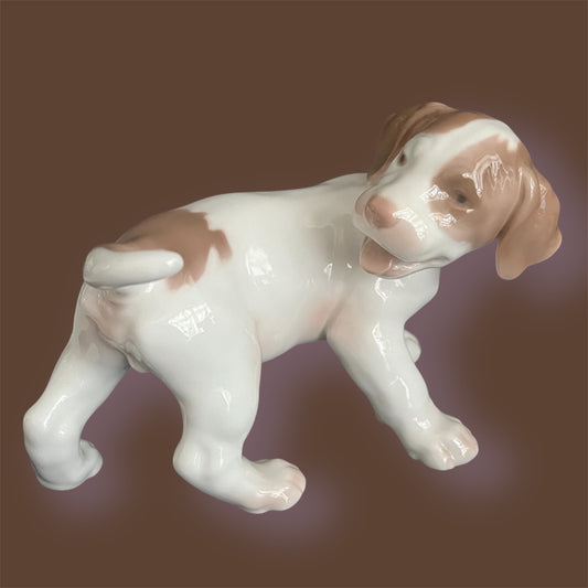 Danish design porcelain dog statue