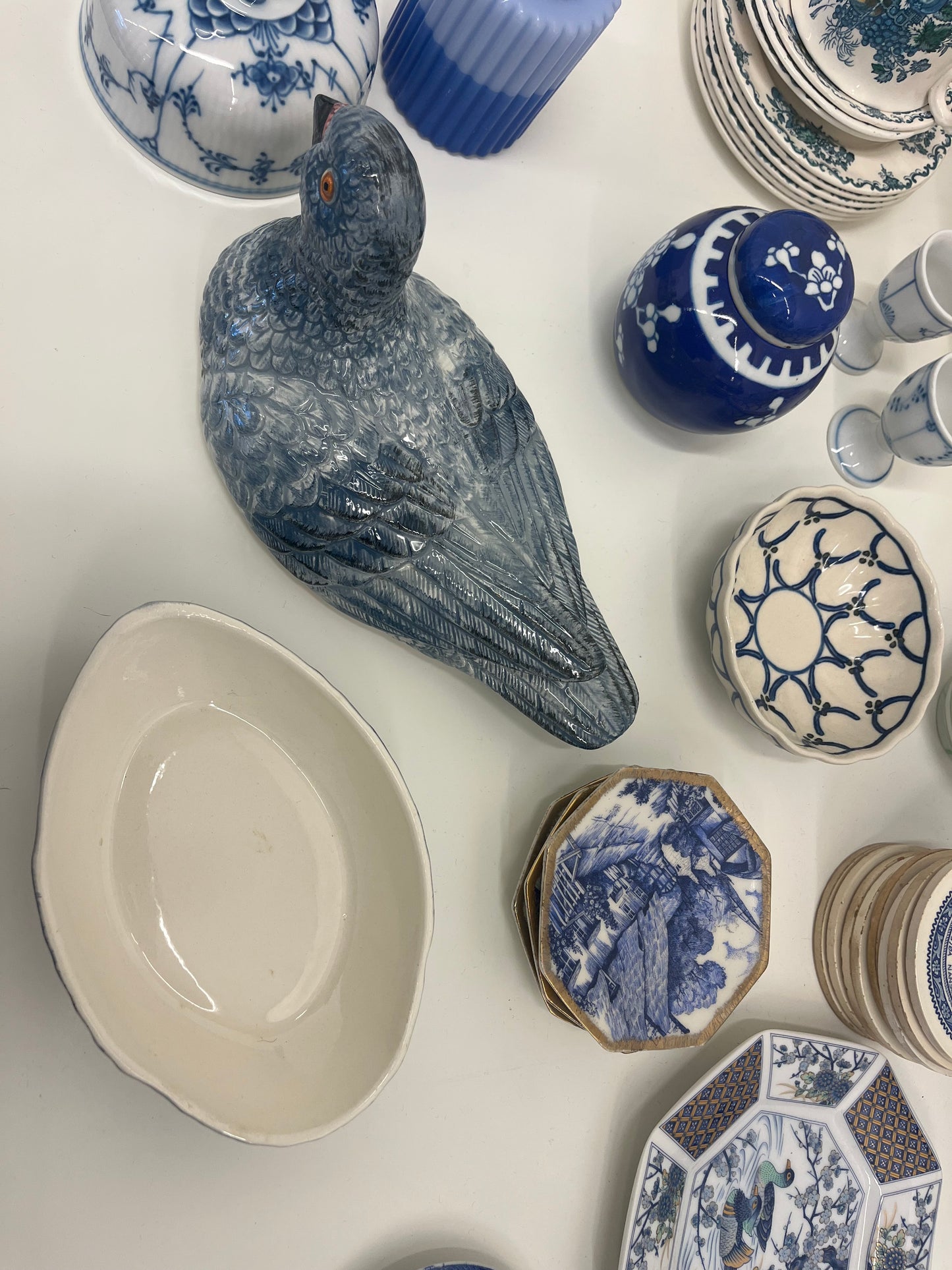 Michel Caugant pigeon tureen