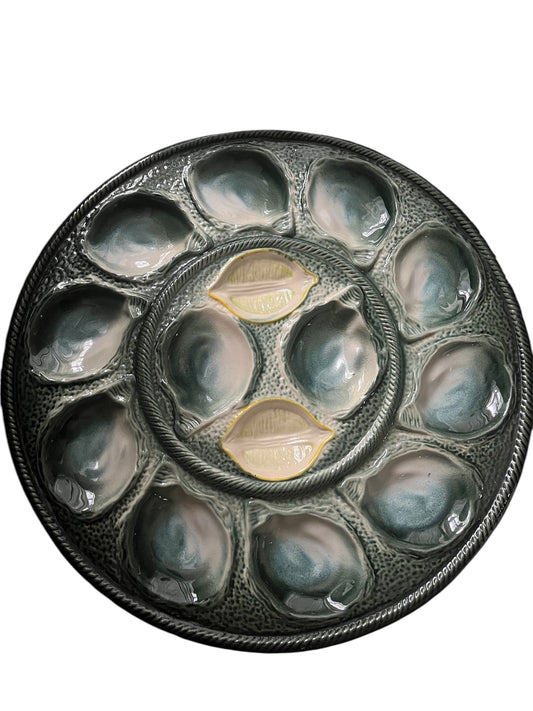 St Clement french oyster serving plate