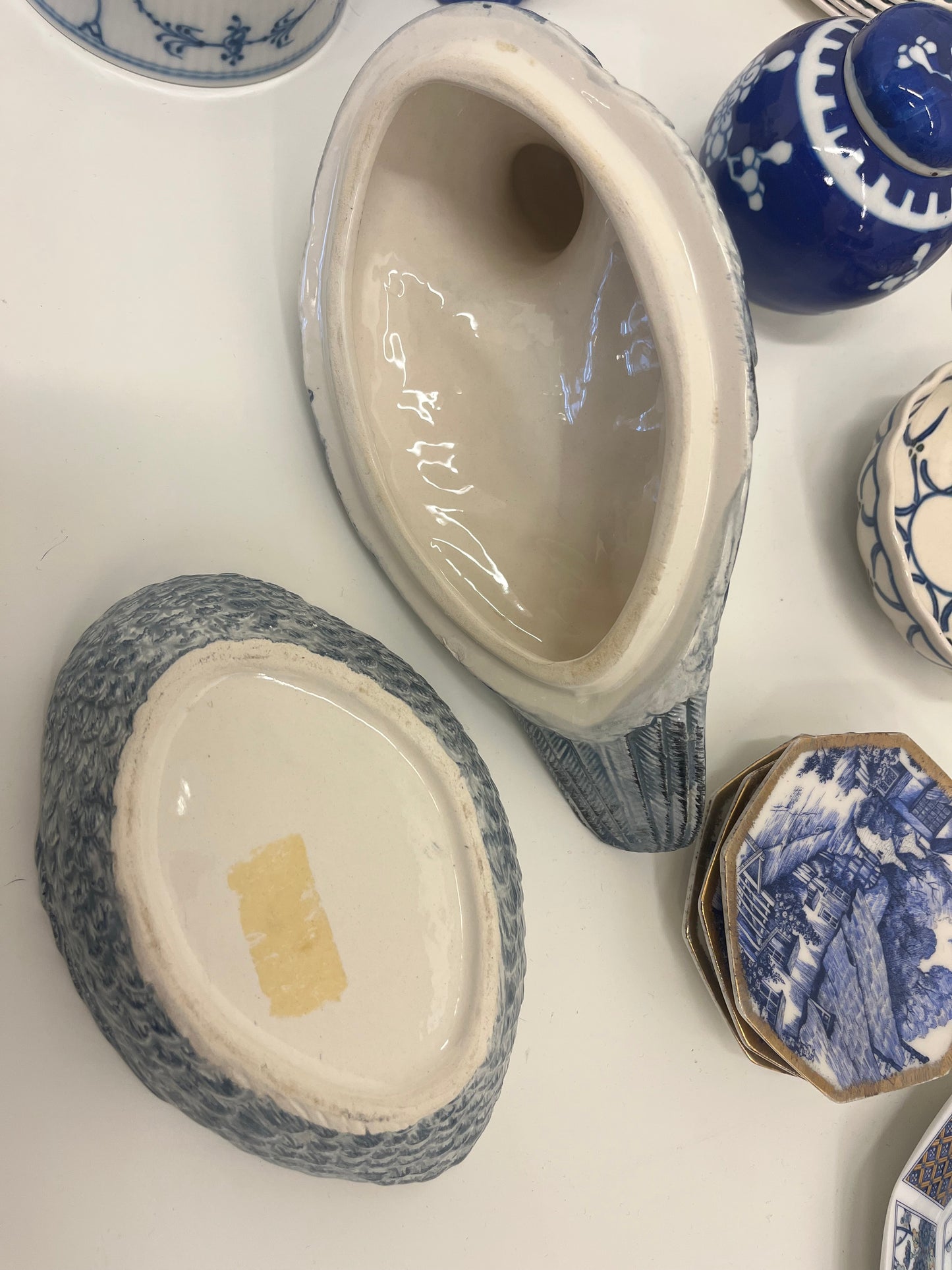 Michel Caugant pigeon tureen