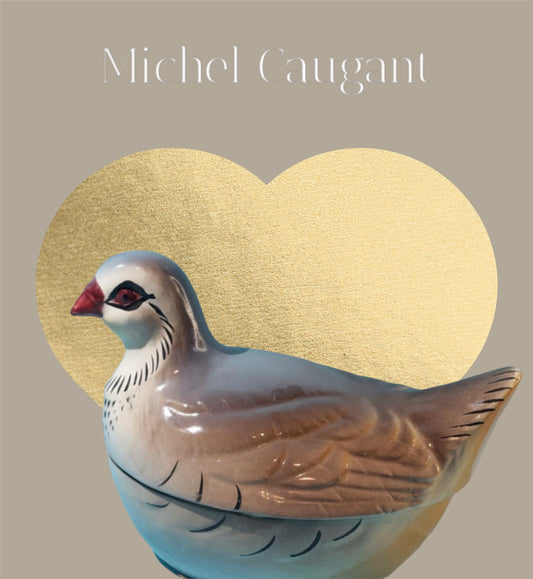 Michel Caugant Midcentury faience tureen