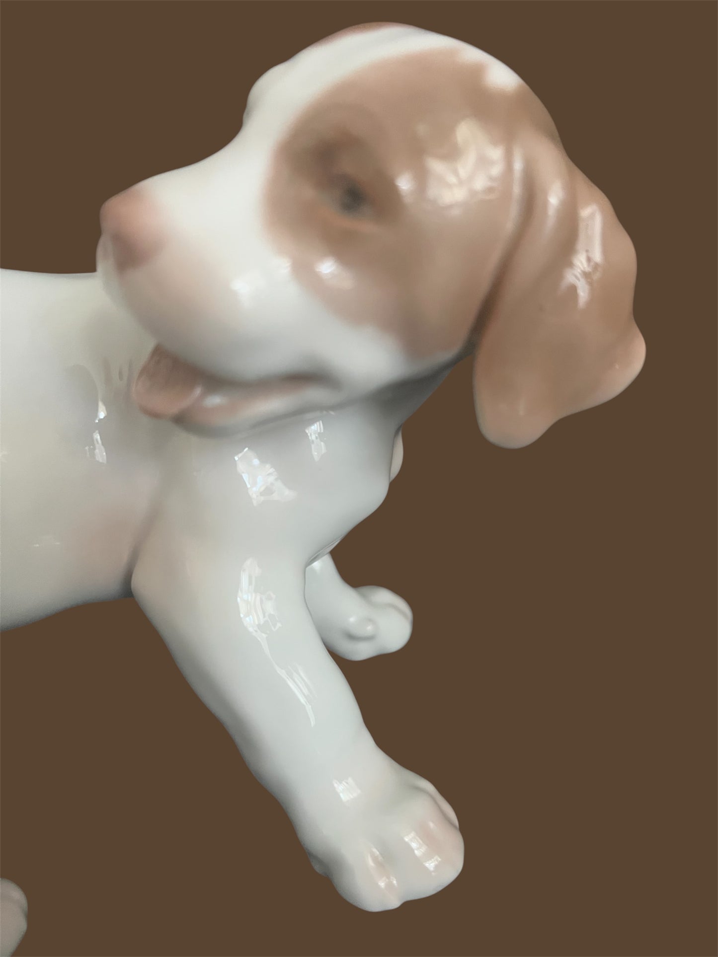 Danish design porcelain dog statue