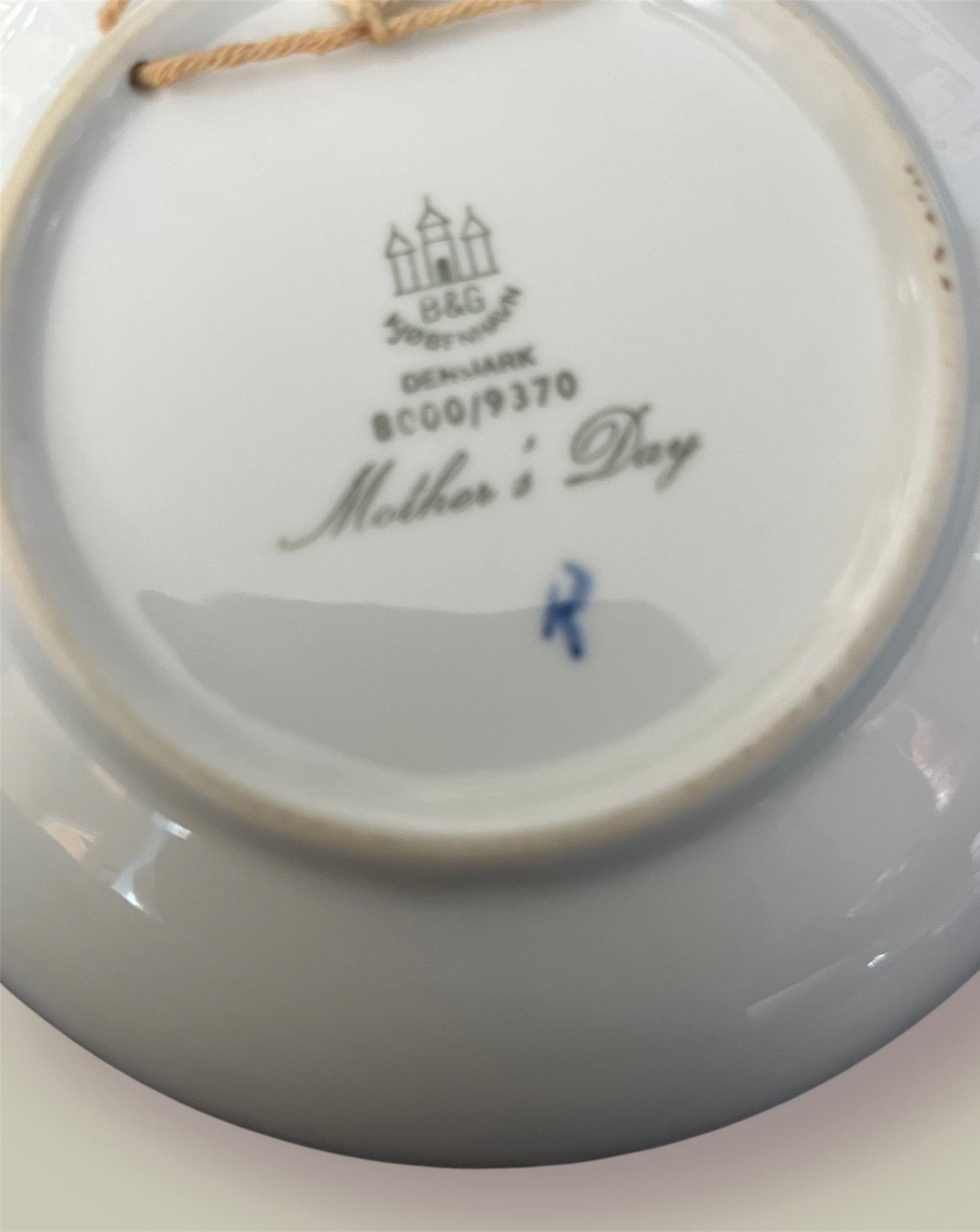 Mors Dag 1970 small decorative plate  mothersday birds B&G Denmark