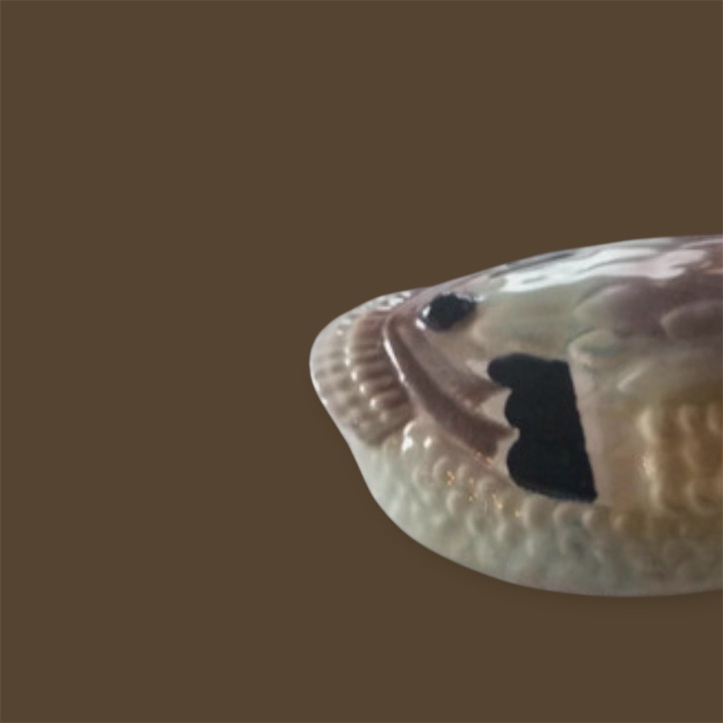 Secla vintage faience duck tureen small