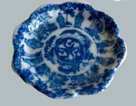 Set of 3 antique Chinese saucers