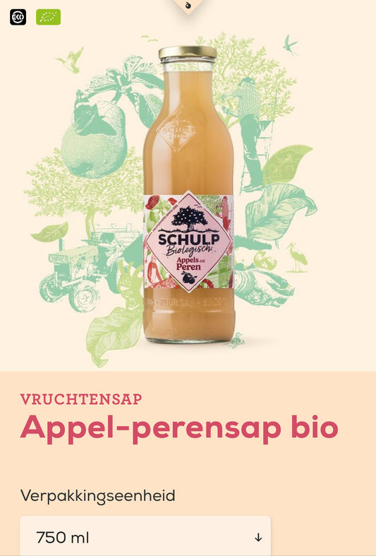 Schulp biologisch appelperen sap