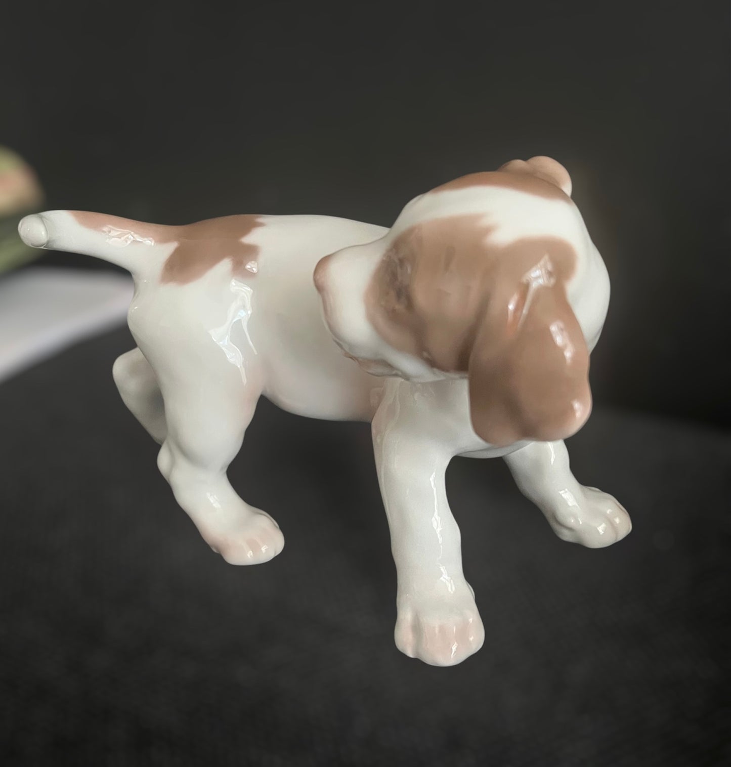 Danish design porcelain dog statue