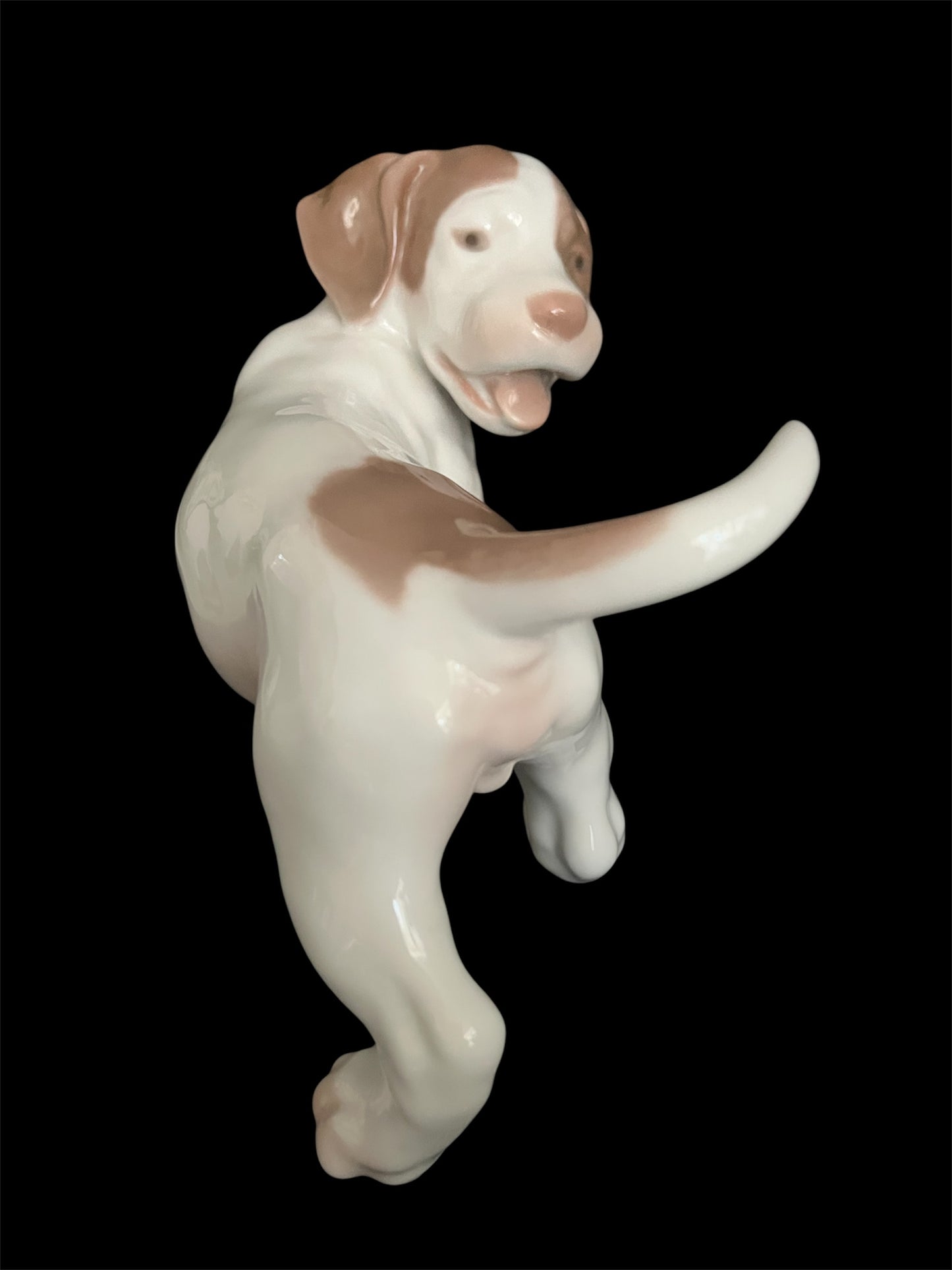 Danish design porcelain dog statue