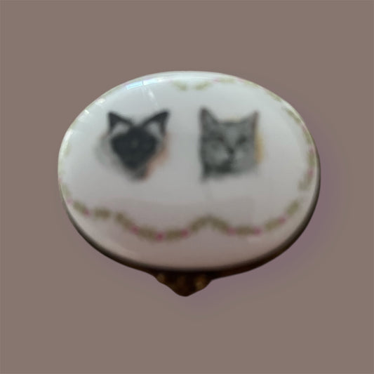 Cats french trincketbox