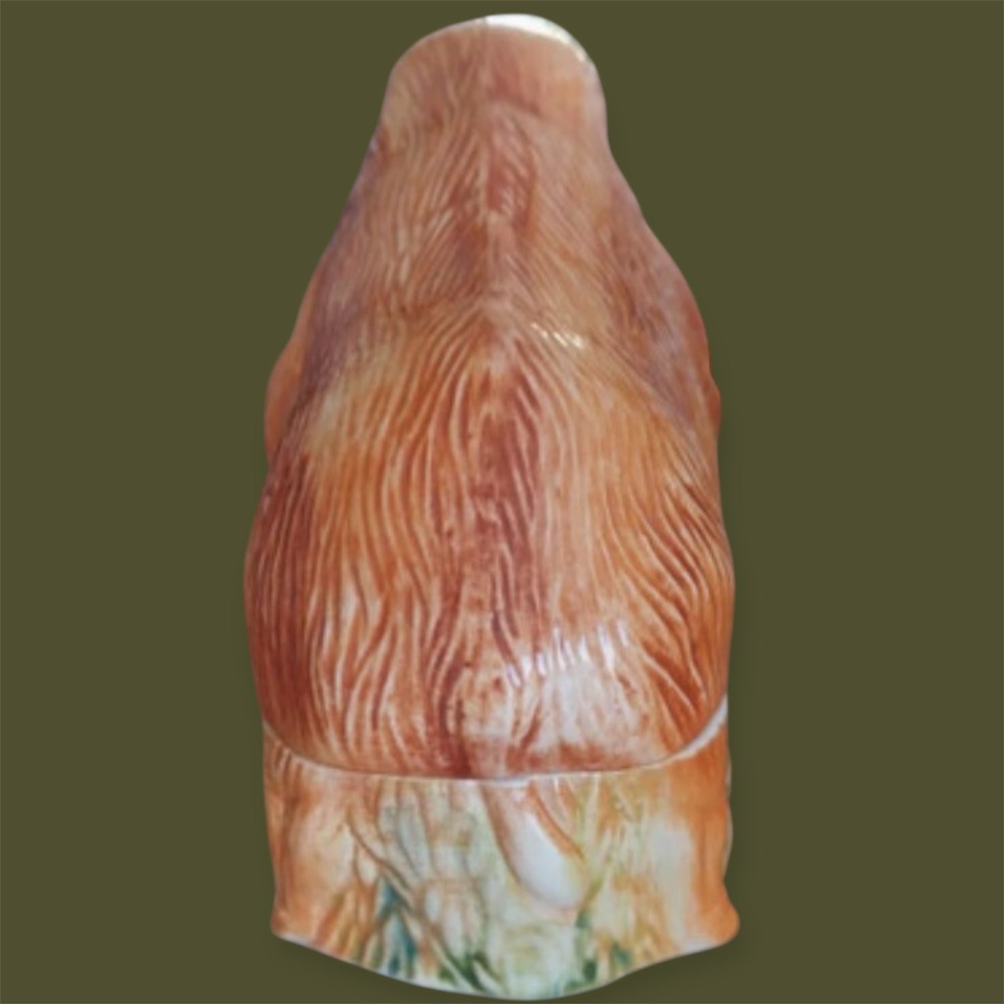 Small faience tureen Michel Caugant collectible - schade